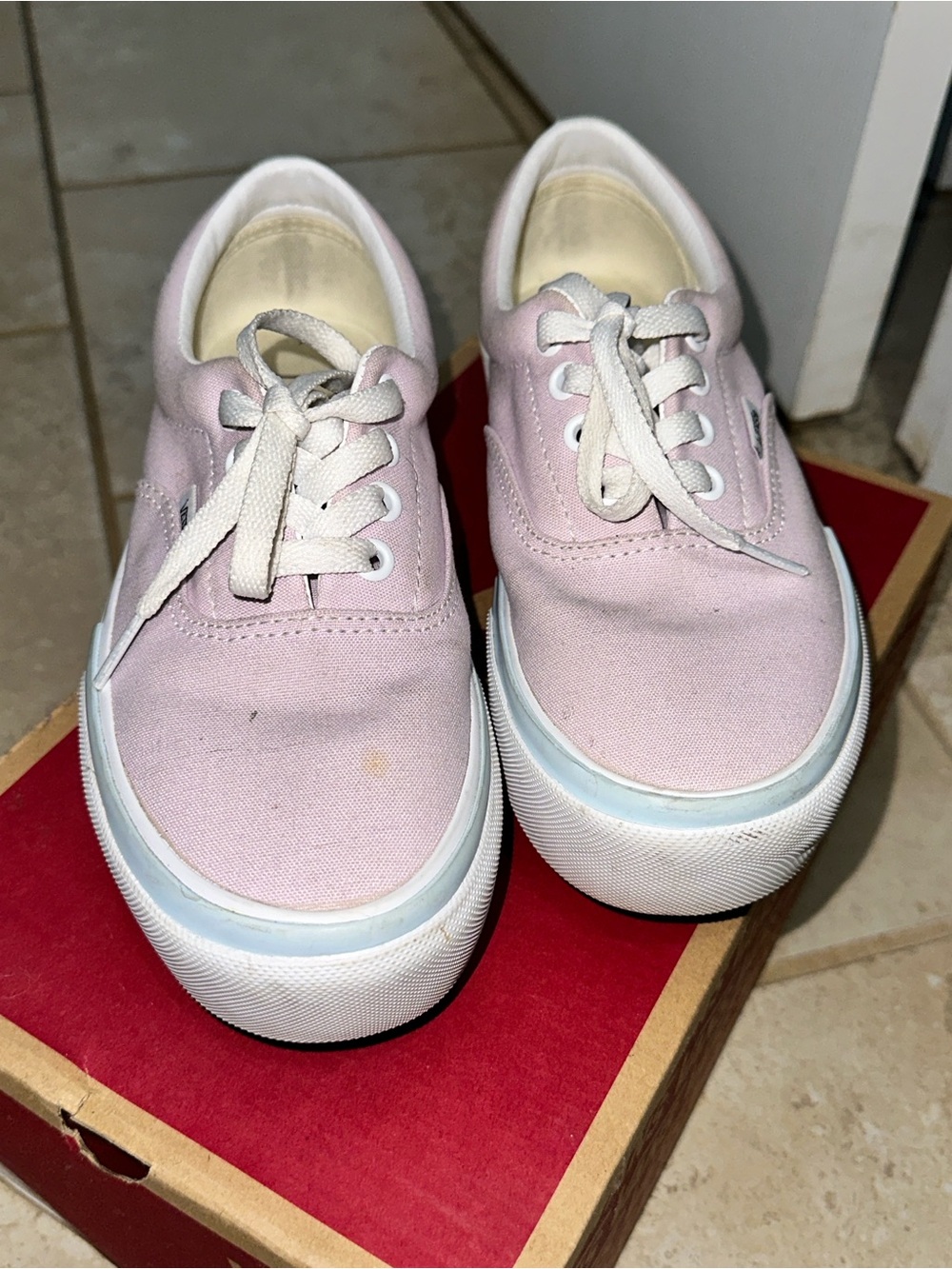 Vans Light purple Canvas Lace-Up Sneakers